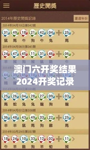 澳门六开奖结果2024开奖记录查询,高效性策略设计_ios9.199