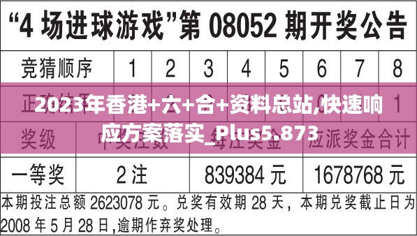 2023年香港+六+合+资料总站,快速响应方案落实_Plus5.873