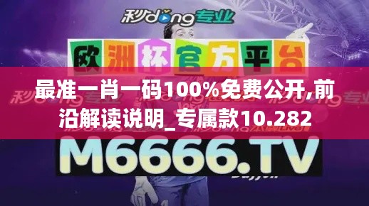 最准一肖一码100%免费公开,前沿解读说明_专属款10.282