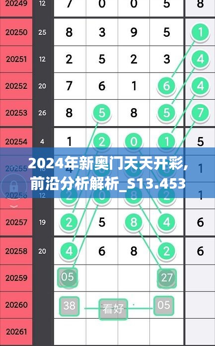 2024年新奥门天天开彩,前沿分析解析_S13.453