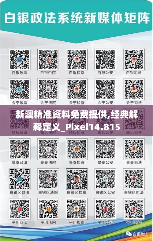 新澳精准资料免费提供,经典解释定义_Pixel14.815