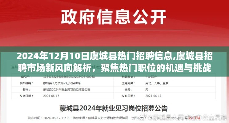 虞城县热门招聘信息解析，聚焦未来机遇与挑战，洞悉招聘市场新风向的解析报告（附日期）