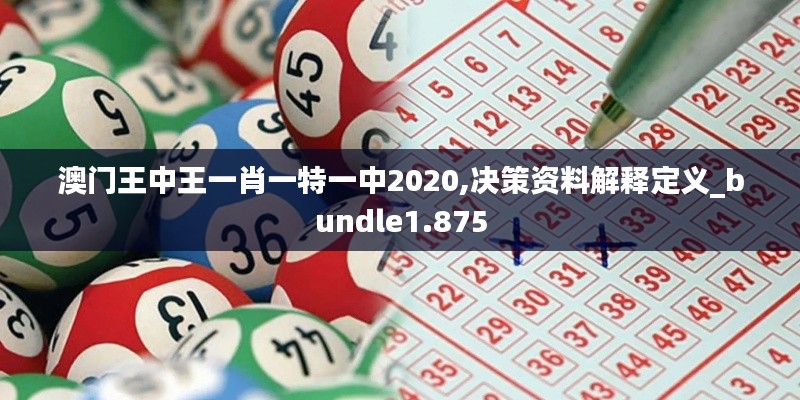 澳门王中王一肖一特一中2020,决策资料解释定义_bundle1.875