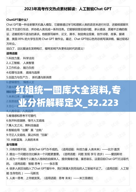 红姐统一图库大全资料,专业分析解释定义_S2.223