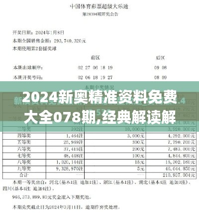 2024新奥精准资料免费大全078期,经典解读解析_T2.937