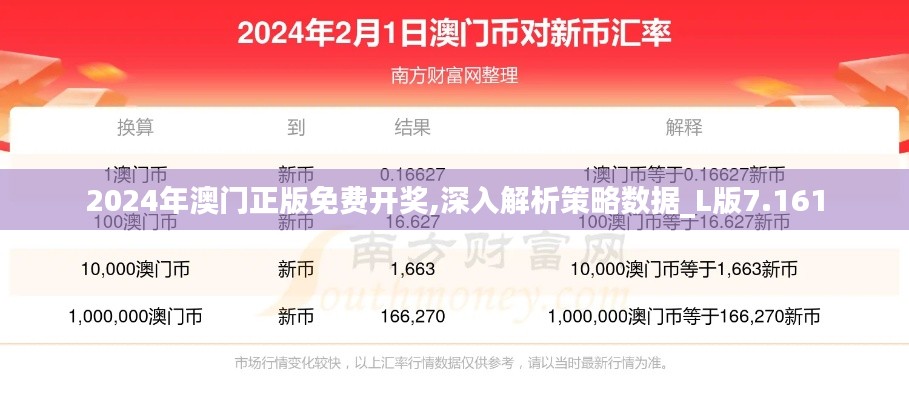 2024年澳门正版免费开奖,深入解析策略数据_L版7.161