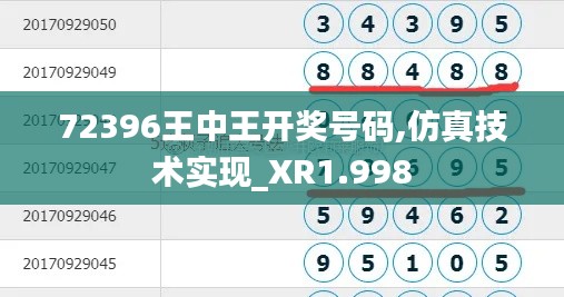 72396王中王开奖号码,仿真技术实现_XR1.998