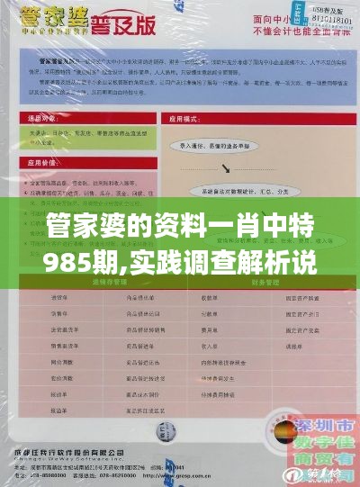 管家婆的资料一肖中特985期,实践调查解析说明_粉丝款5.841