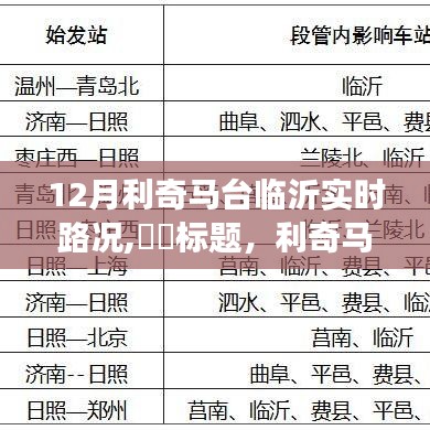 利奇马台下的临沂路况，与自然共舞，探寻内心宁静港湾