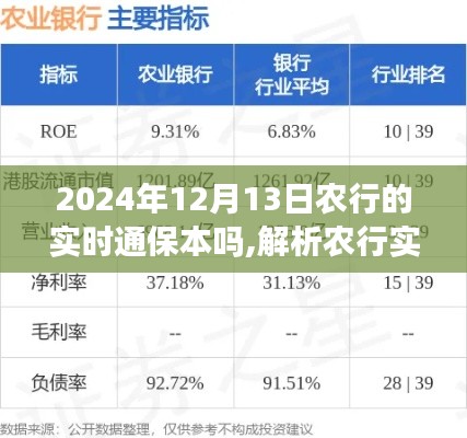 农行实时通保本策略解析，以2024年12月13日的视角观察