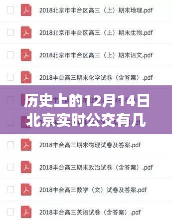 历史上的12月14日北京实时公交版本变迁，深度探讨与观点阐述