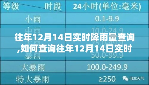 如何查询往年12月14日实时降雨量？详细步骤指南解析！