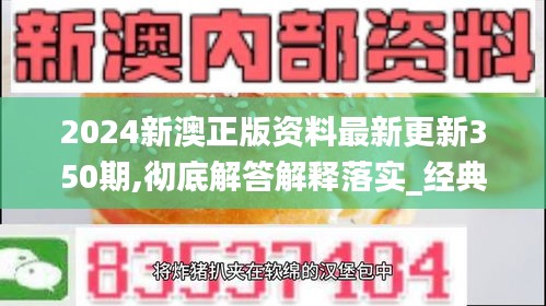 2024新澳正版资料最新更新350期,彻底解答解释落实_经典款6.314