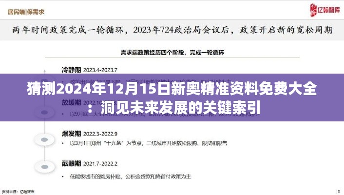 猜测2024年12月15日新奥精准资料免费大全：洞见未来发展的关键索引