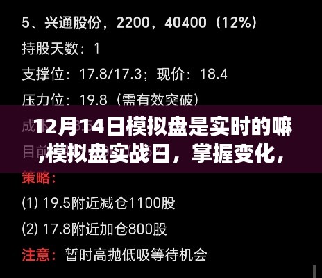 模拟盘实战日，掌握实时变化，自信闪耀股市预测之路