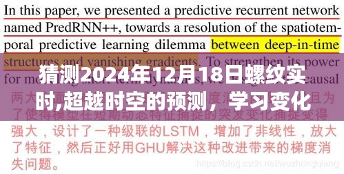 超越时空的预测，揭秘2024年螺纹实时之旅的启示与未来拥抱学习变化之路