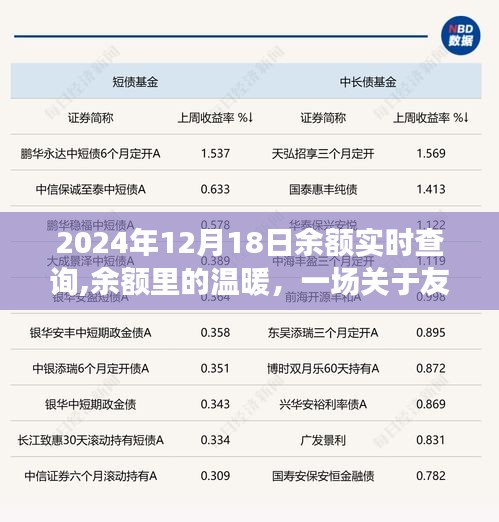 余额里的温暖，友情与陪伴的查询之旅（2024年12月18日实时更新）