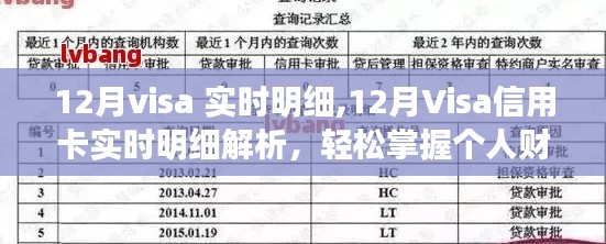 掌握个人财务动态，解析Visa信用卡实时明细，洞悉十二月财务走向