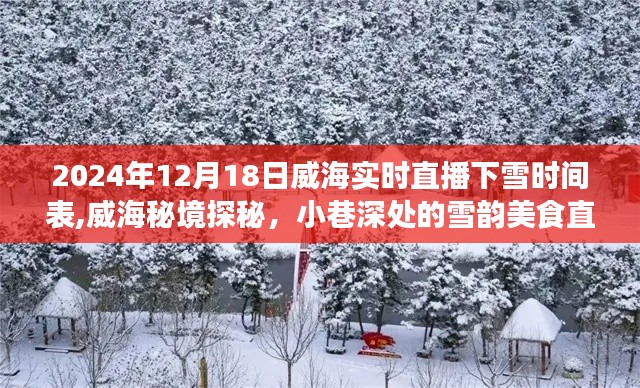 威海雪日秘境探秘，雪韵美食直播秀时间表揭晓