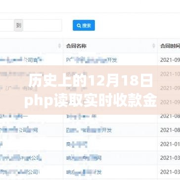 历史上的12月18日，PHP实时收款金额读取的详细步骤与指南