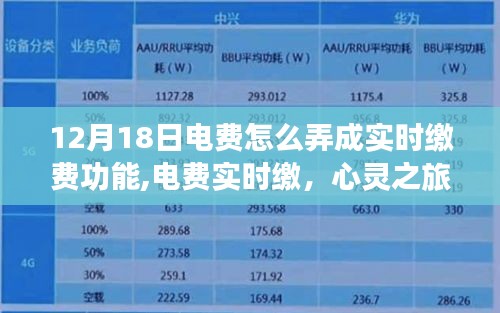 12月18日电费实时缴费功能启动，与自然共舞，心灵之旅启程