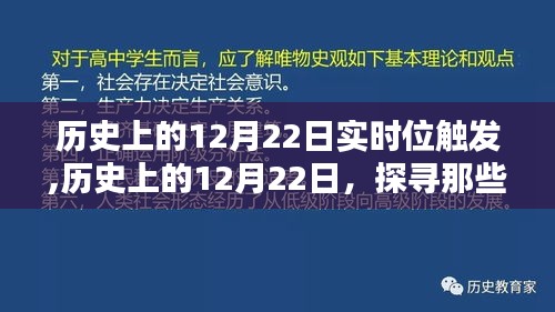 探寻时空节点，历史上的十二月二十二日瞬间回顾