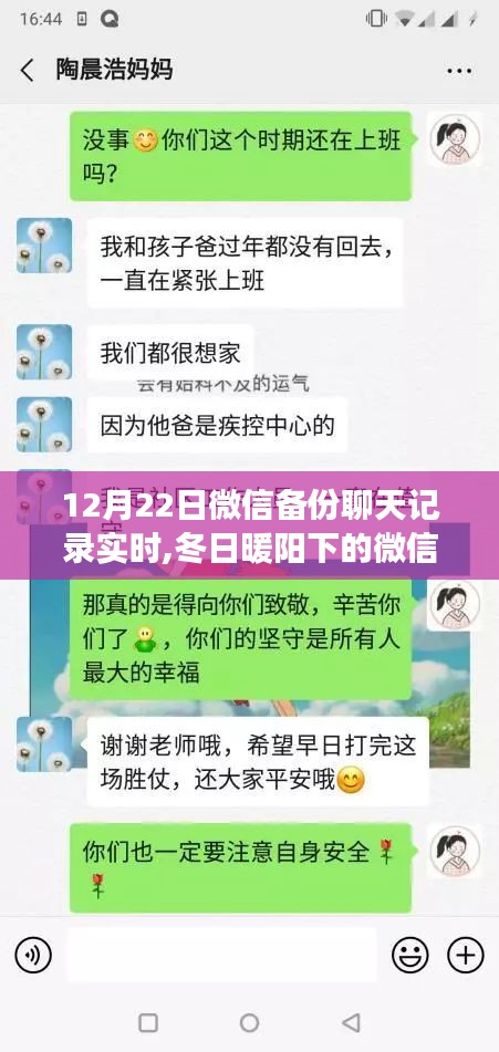 冬日暖阳下的微信聊天记录备份之旅，实时备份，意外收获