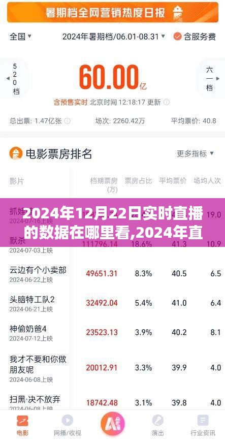 探寻直播新纪元，如何观测2024年12月22日实时直播数据观测平台