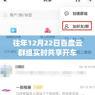 往年12月22日百度云群组共享开车实况
