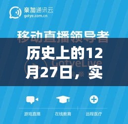 历史上的12月27日，实时视频播报软件发展回顾