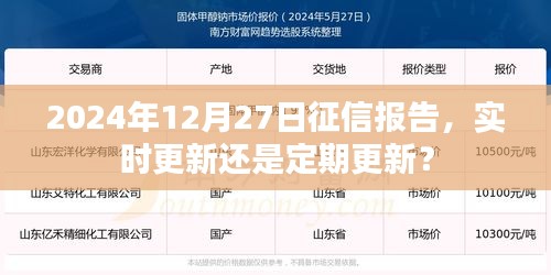 征信报告更新频率，实时更新还是定期更新？解读2024年最新动态