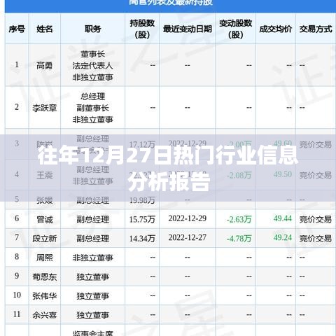 往年年末行业热点信息分析报告，深度解析行业趋势