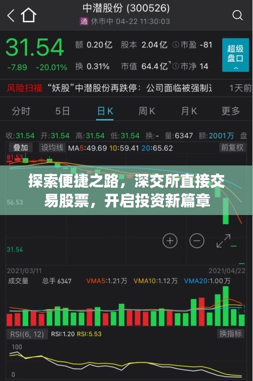 探索便捷之路，深交所直接交易股票，开启投资新篇章