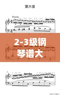 2-3级钢琴谱大赛，技艺比拼，音乐盛宴