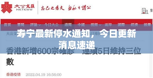 寿宁最新停水通知，今日更新消息速递