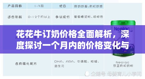 花花牛订奶价格全面解析，深度探讨一个月内的价格变化与消费指南