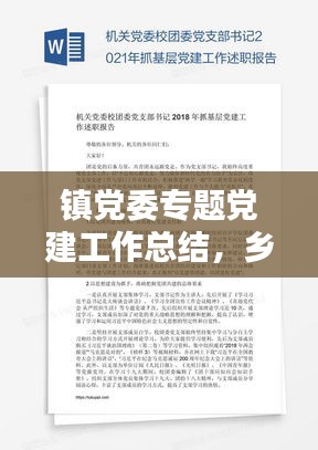 镇党委专题党建工作总结，乡镇党建工作汇报材料2021 