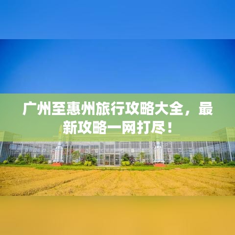 广州至惠州旅行攻略大全，最新攻略一网打尽！