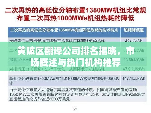 黄陂区翻译公司排名揭晓，市场概述与热门机构推荐