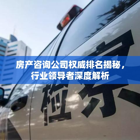 房产咨询公司权威排名揭秘，行业领导者深度解析