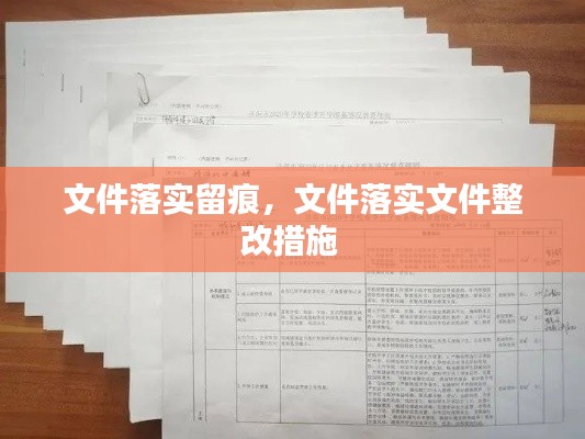 文件落实留痕，文件落实文件整改措施 