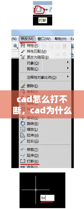 cad怎么打不断，cad为什么打断不了 